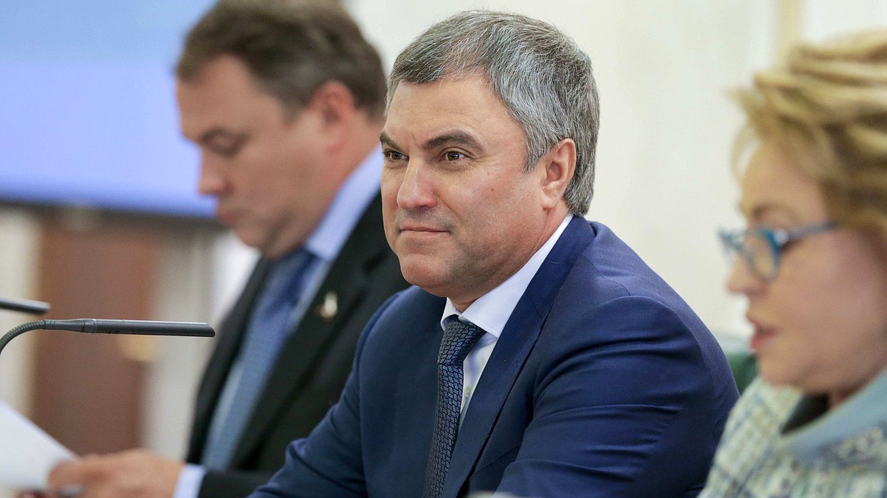Председатель Государственной Думы Вячеслав Володин