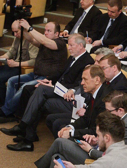 Парламентские слушания Комитета Государственной Думы по бюджету и налогам на тему "Налогообложение нефтяной отрасли".