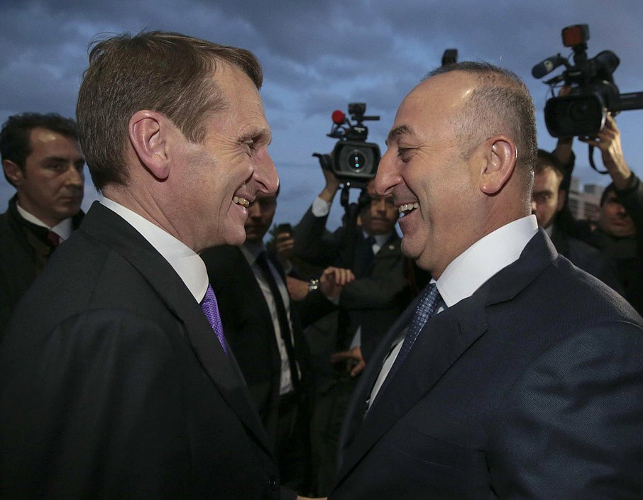 Стамбул. Встреча с Министром иностранных дел Турецкой Республики Мевлютом Чавушоглу.