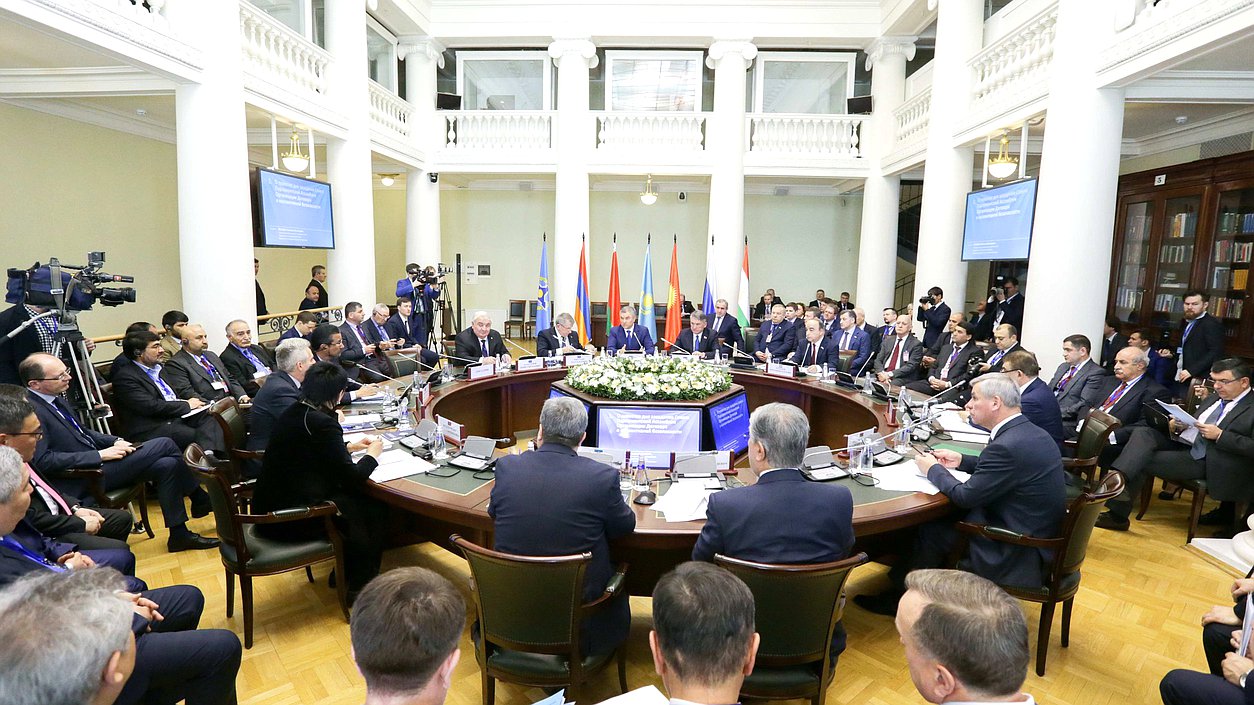 Заседание Совета Парламентской Ассамблеи ОДКБ в Санкт-Петербурге (12 апреля 2018 года)