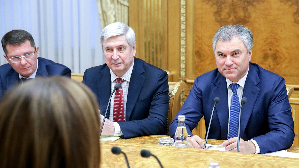 Chairman of the State Duma Viacheslav Volodin