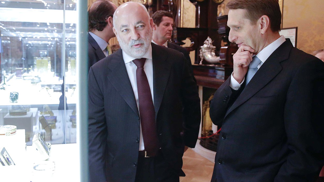 Музей Фаберже. Открытие выставки "Возвращённая история. Материалы из архива Юсуповых".