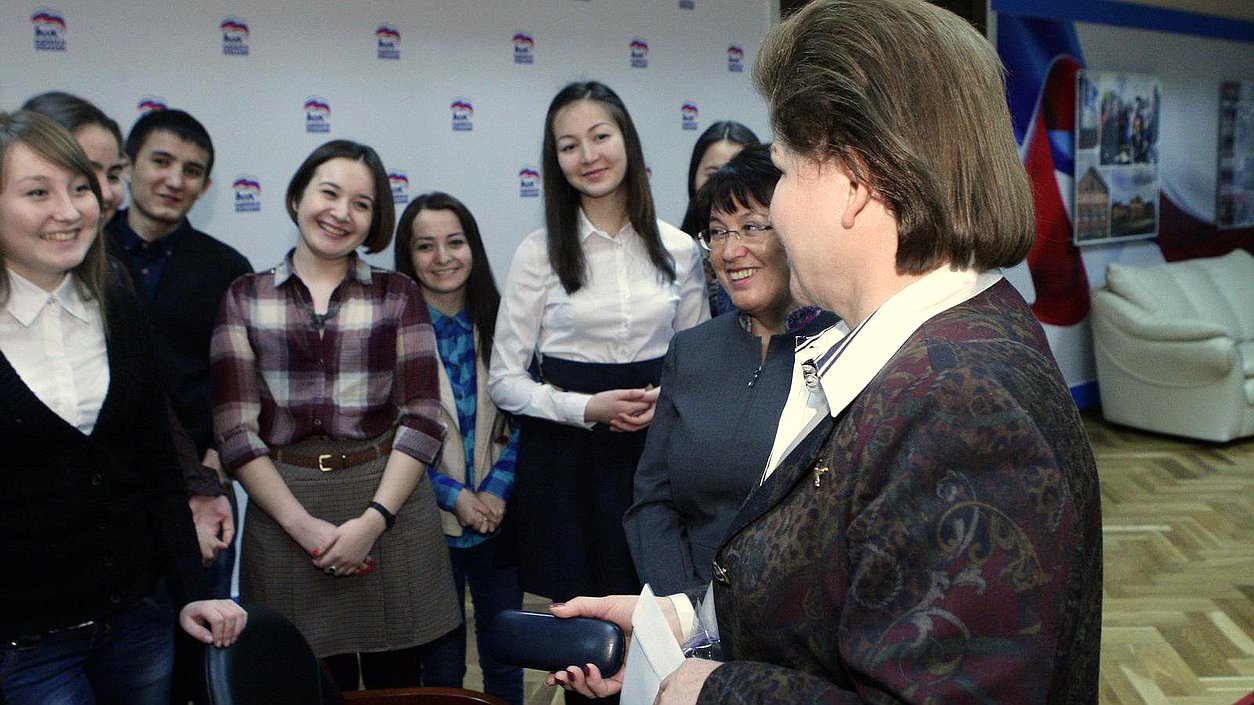 Встреча депутатов с активистами "Ассоциации студентов и аспирантов Башкортостана в Москве".