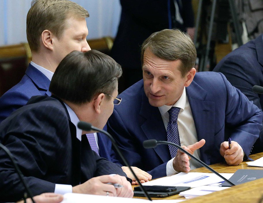 Заседание Совета по инвестициям при Председателе Государственной Думы Федерального Собрания Российской Федерации.