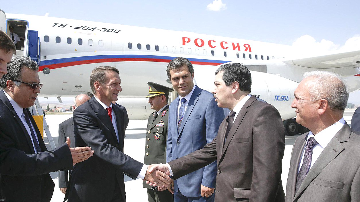   Рабочий визит Председателя Государственной Думы Сергея Нарышкина в Анкару.