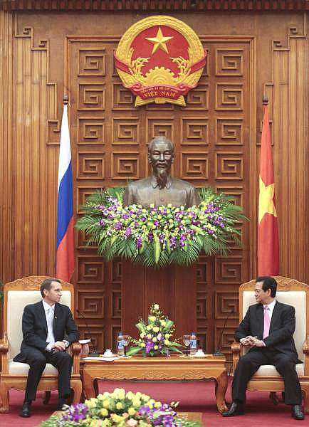 Встреча с Премьер-министром Социалистической Республики Вьетнам Нгуен Тан Зунгом.