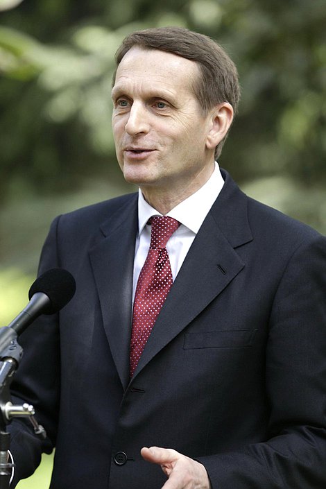 Официальный визит Председателя Государственной Думы Федерального Собрания Российской Федерации С.Е. Нарышкина в Республику Индию. Подход к прессе.