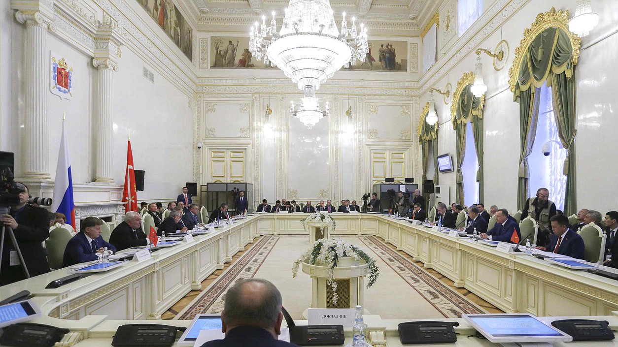 Заседание Совета Парламентской Ассамблеи ОДКБ в Санкт-Петербурге. 2017 год