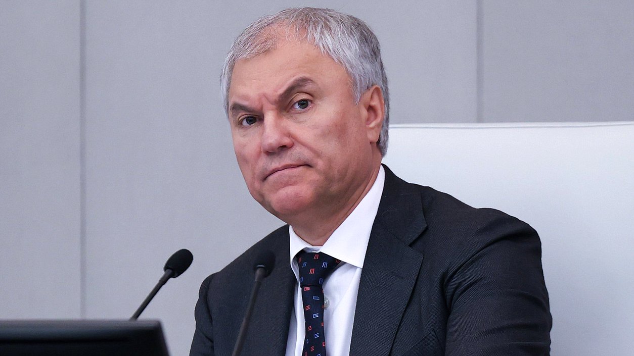 Председатель Государственной Думы Вячеслав Володин