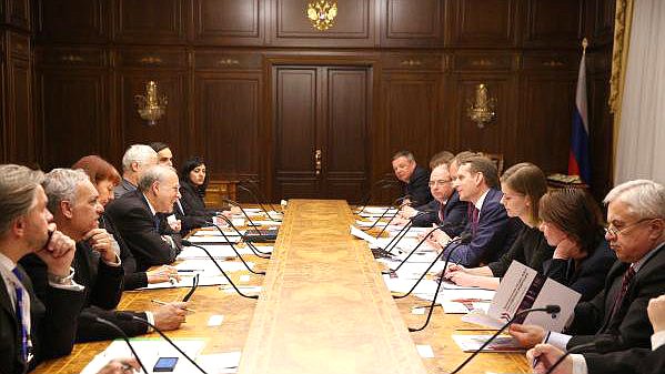 Сергей Нарышкин провел встречу с Генеральным секретарем Организации экономического сотрудничества и развития (ОЭСР) Анхелем Гурриа