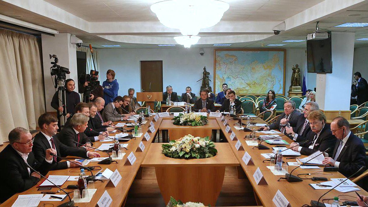 Расширенное заседание Комитета Государственной Думы по международным делам. 

