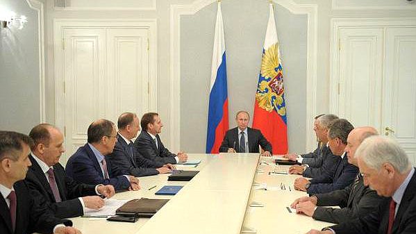 Председатель Государственной Думы Сергей Нарышкин принял участие в оперативном совещании Совета Безопасности