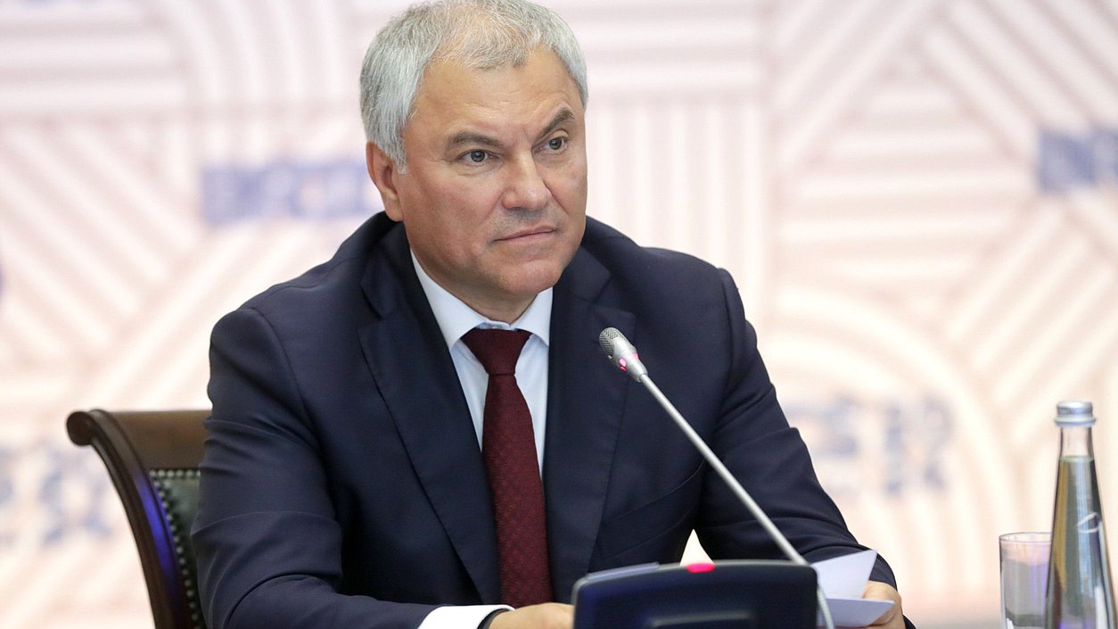 Chairman of the State Duma Vyacheslav Volodin