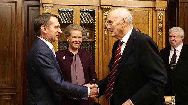 Встреча Сергея Нарышкина с президентом благотворительного фонда «Романовы для России» Димитрием Романовым