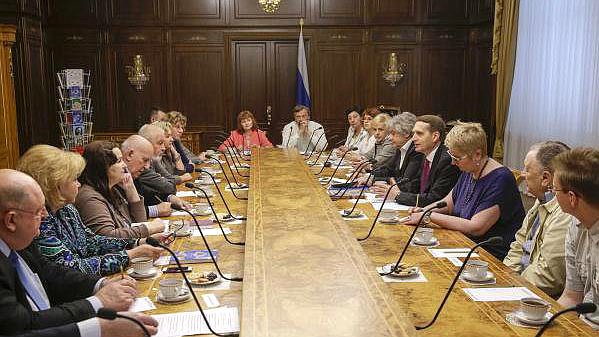 Председатель Госдумы встретился с детскими писателями