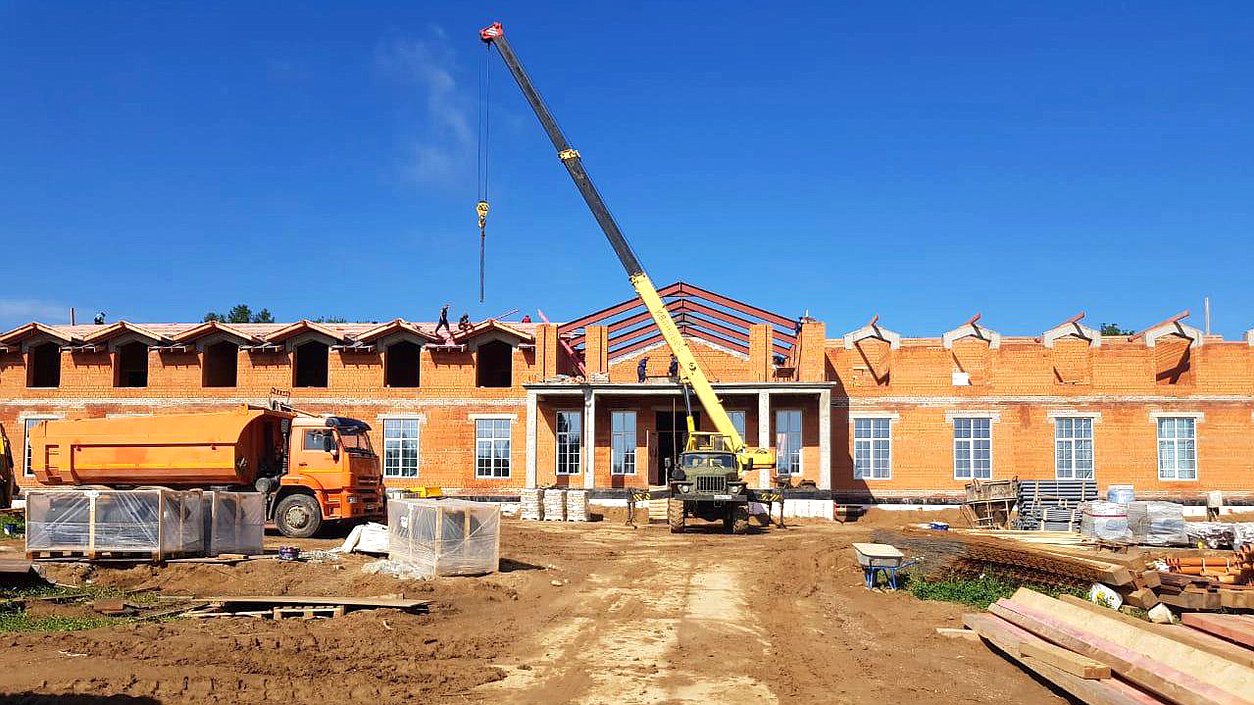 Строительство реабилитационного центра в селе Дугино Сычевского района Смоленской области