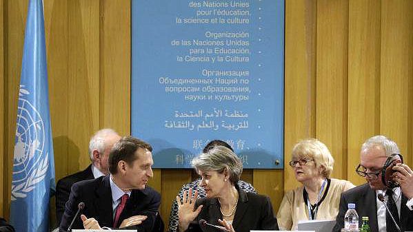 15 апреля Председатель Государственной Думы Сергей Нарышкин посетил штаб-квартиру ЮНЕСКО в Париже