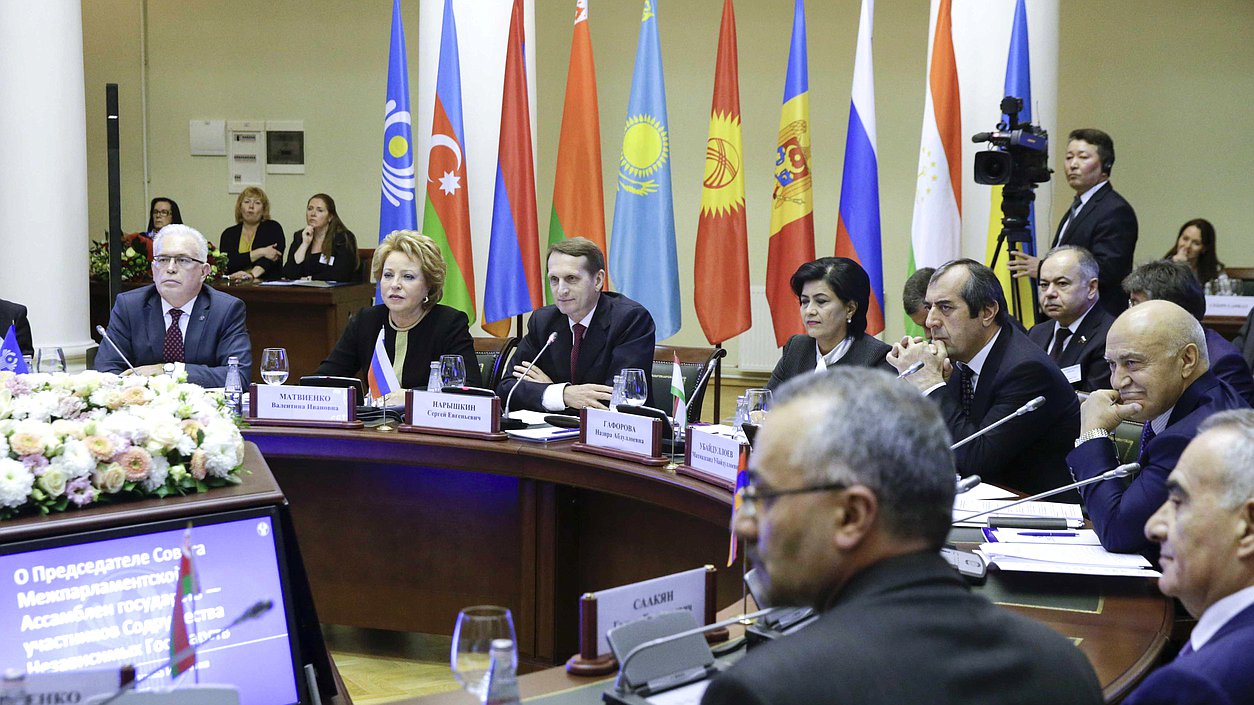 Заседание Совета МПА СНГ.
