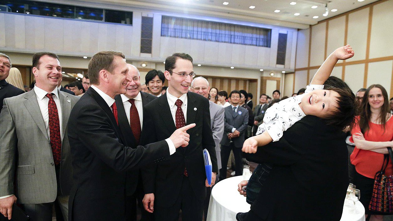   Рабочий визит Председателя Государственной Думы в Японию. На церемонии открытия Фестиваля российской культуры в Японии-2014.