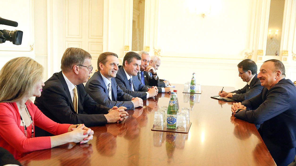   Рабочий визит Председателя Государственной Думы Сергея Нарышкина в Азербайджанскую Республику.