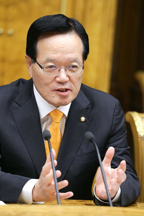 Встреча Председателя Государственной Думы Федерального Собрания Российской Федерации С.Е.Нарышкина с Председателем Национального собрания Республики Корея Чон Ый Хва. 