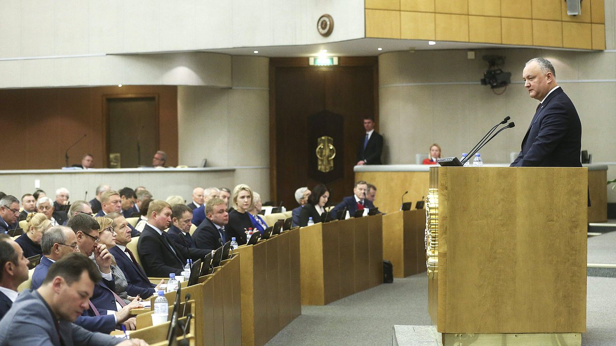 President of the Republic of Moldova Igor Dodon