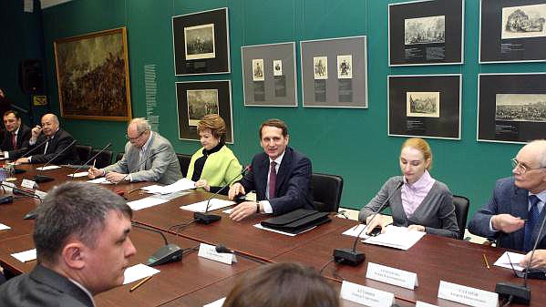 3 мая Председатель Государственной Думы С.Е.Нарышкин выступил на круглом  столе «Культура, образование и сохранение исторической памяти России» 