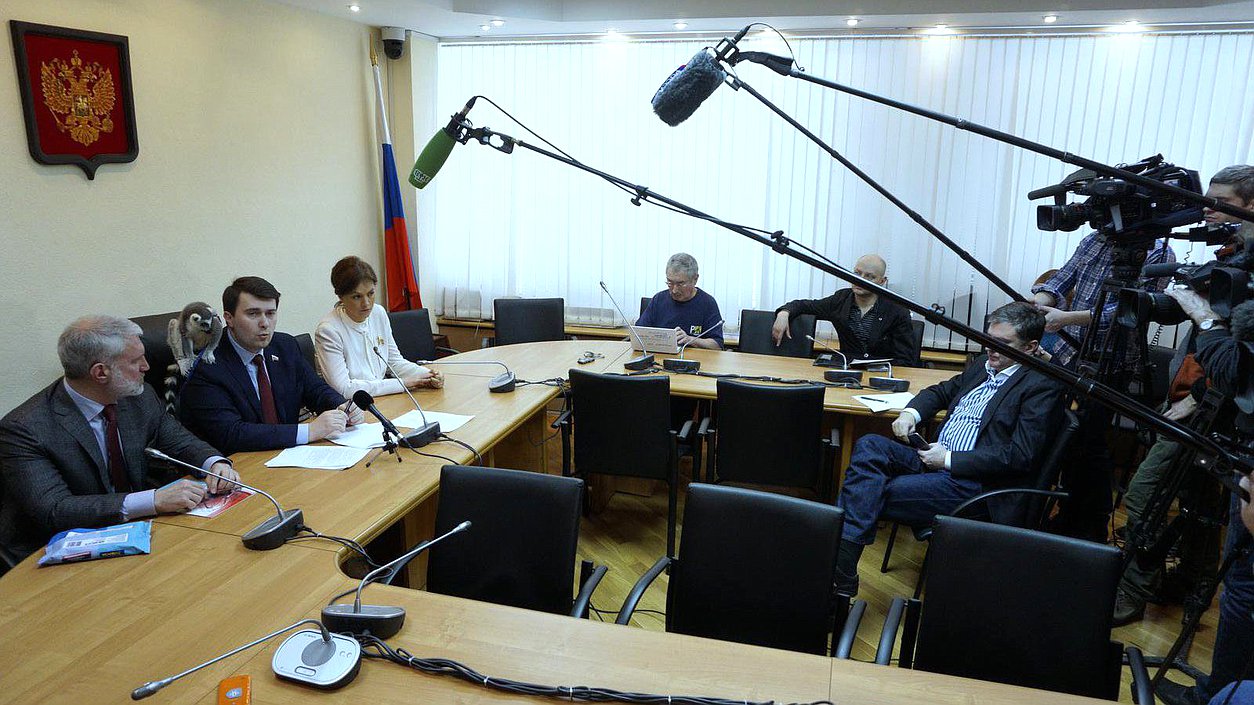 Пресс-конференция, посвящённая внесению поправок в статью № 245 Уголовного кодекса Российской Федерации "Жестокое обращение с животными".