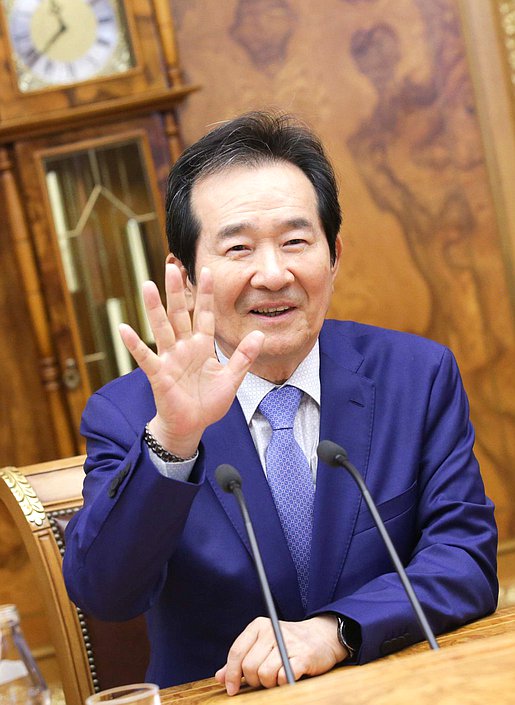 Former Chairman of the National Assembly of the Republic of Korea Chung Sye-kyun