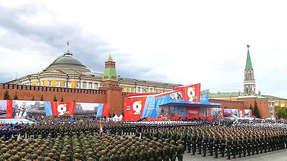 Военный парад в ознаменование 81-й годовщины Победы в Великой Отечественной войне. Фото ТАСС