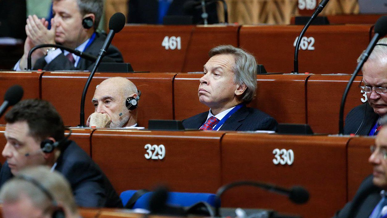 Пленарное заседание Парламентской ассамблеи Совета Европы.