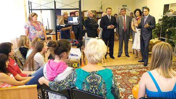 22 июля Сергей Нарышкин посетил Кингисеппский детский дом № 2