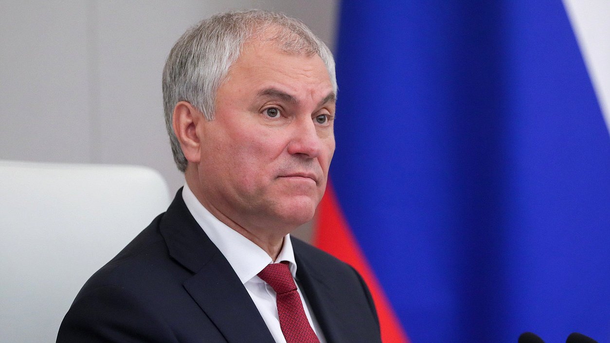 Chairman of the State Duma Vyacheslav Volodin