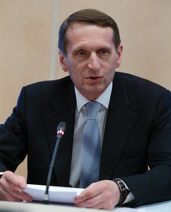 Встреча Председателя Государственной Думы Федерального Собрания Российской Федерации С.Е. Нарышкина с представителями иностранного бизнеса.