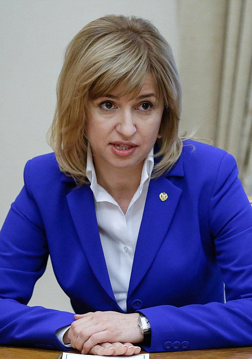 Встреча Председателем Государственной Думы Федерального Собрания Российской Федерации Сергея Нарышкина с Председателем Партии социалистов Республики Молдова Игорем Додоном и независимым кандидатом на выборах главы Автономного Территориального Образования Гагаузии Ириной Влах.