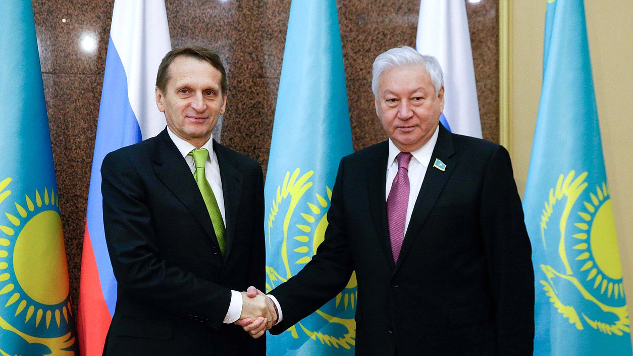 Встреча с Председателем Мажилиса Парламента Республики Казахстан Джакуповым Кабибуллой.