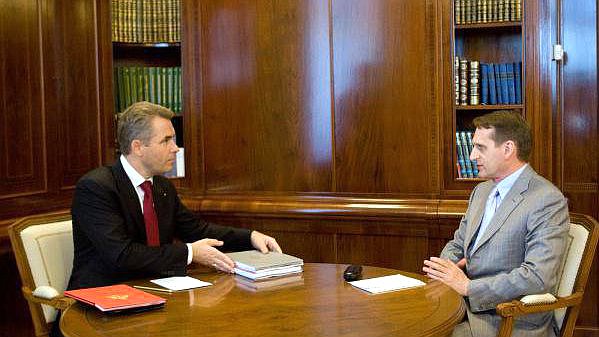 Председатель Госдумы встретился с Уполномоченным по правам ребенка