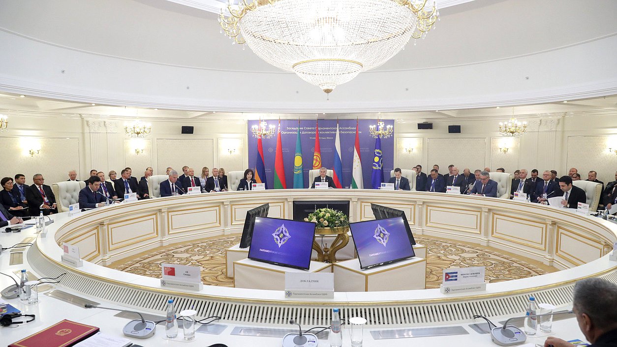 Заседание Совета ПА ОДКБ в Минске
