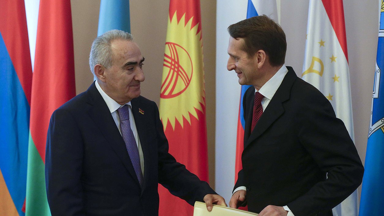 Седьмое пленарное заседание Парламентской Ассамблеи Организации Договора о коллективной безопасности.