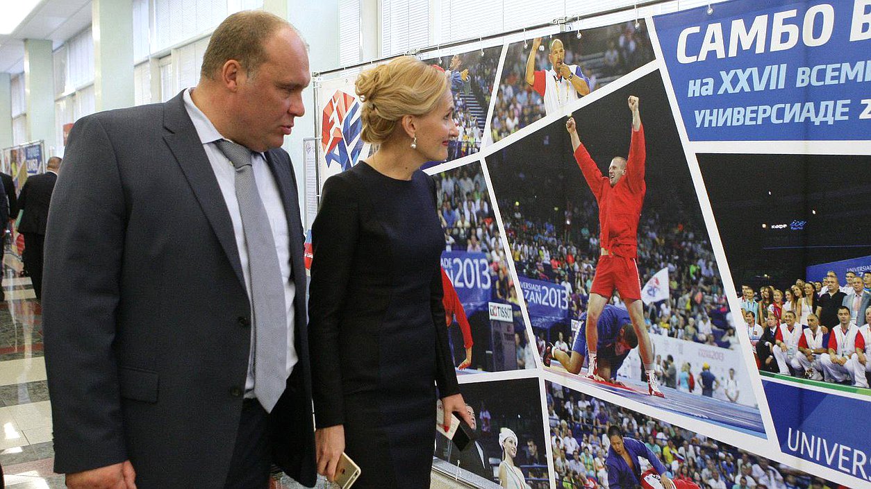   Открытие в Государственной Думе выставки "САМБО в России и в мире"