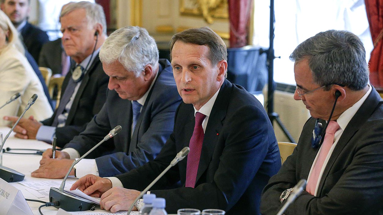   Рабочий визит Председателя Государственной Думы Сергея Нарышкина во Французскую Республику.