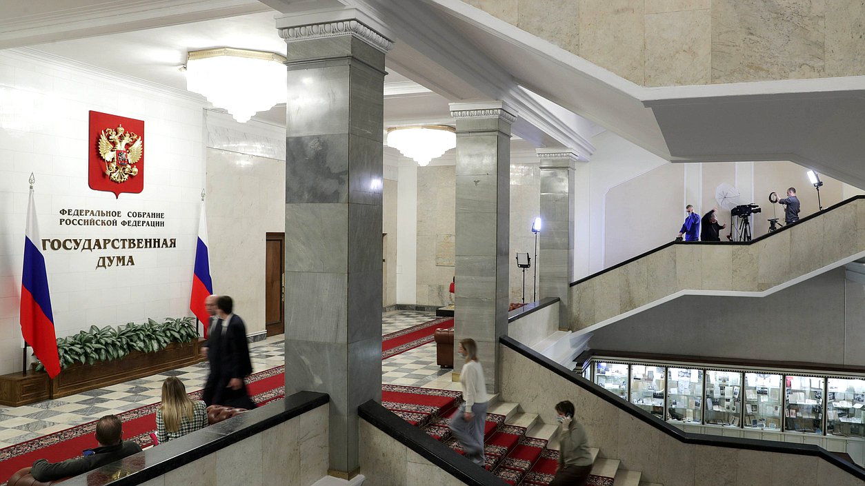the State Duma stairs