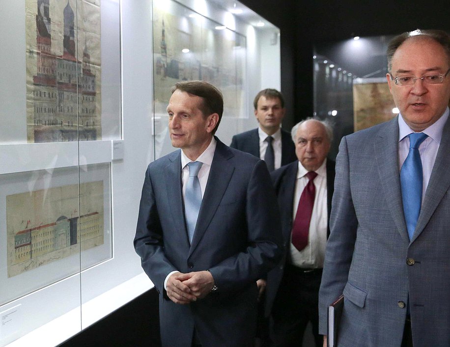 Встреча Председателя Государственной Думы Федерального Собрания Российской Федерации С.Е.Нарышкина с зарубежными участниками конференции к 70-летию Победы в Великой Отечественной войне.