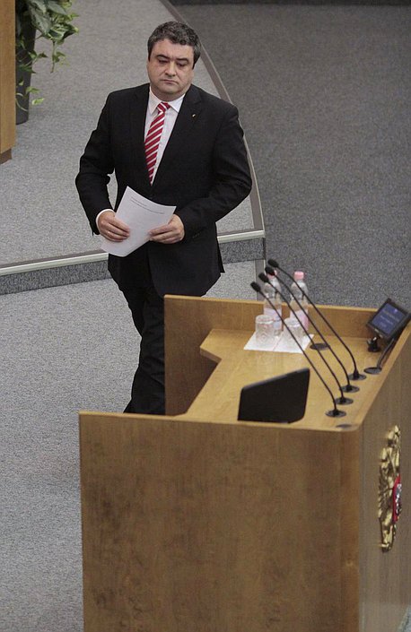  Участие представителей непарламентских партий в пленарном заседании Государственной Думы. Выступление Андрея Богданова.