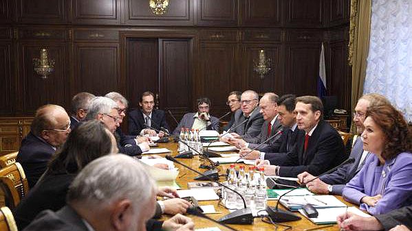 29 августа 2012 года Председатель Государственной Думы Сергей Нарышкин провел расширенное заседание Экспертного совета 