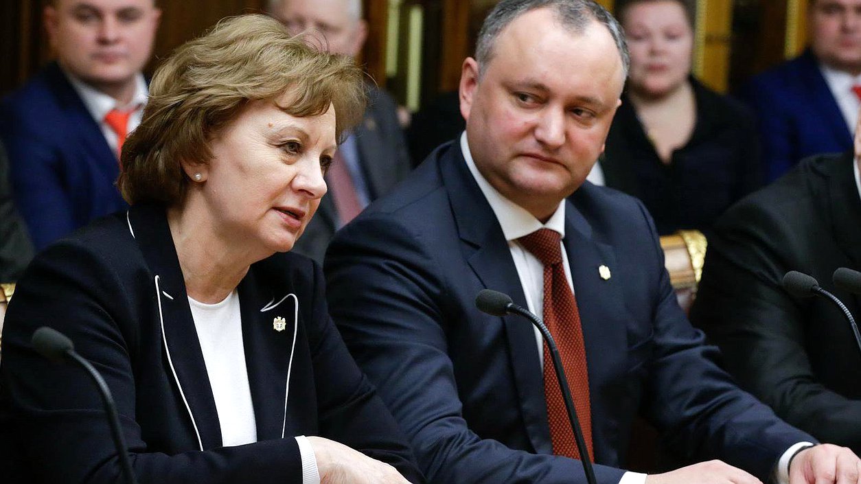 Встреча Председателя Государственной Думы Федерального Собрания Российской Федерации С.Е. Нарышкина с делегацией парламентской фракции партии социалистов Республики Молдова.