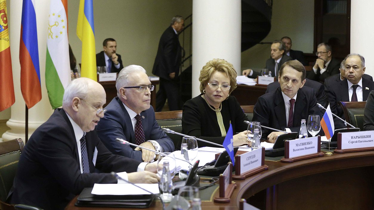 Заседание Совета МПА СНГ.