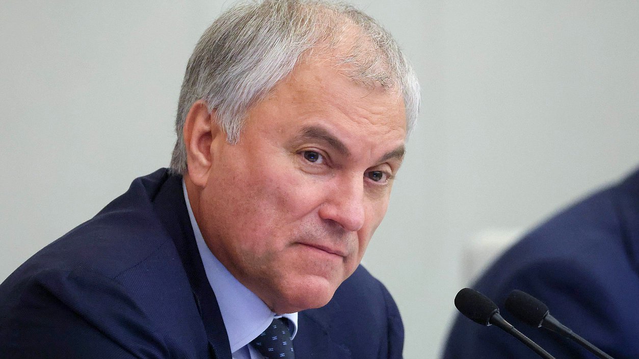 Председатель Государственной Думы Вячеслав Володин