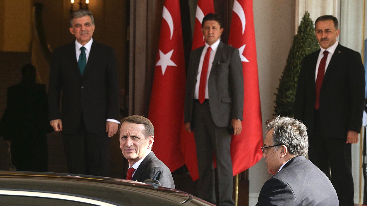   Рабочий визит Председателя Государственной Думы Сергея Нарышкина в Анкару.