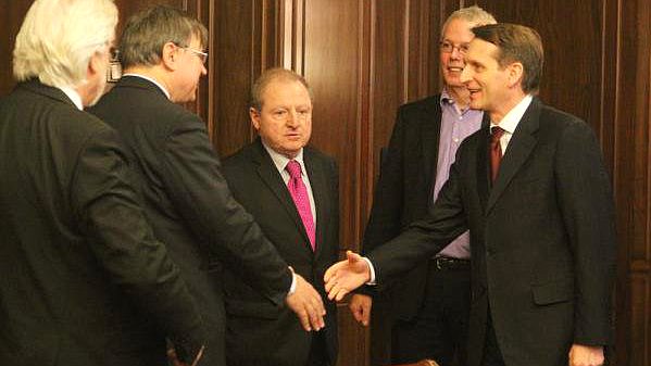 9 февраля состоялась встреча Председателя Государственной Думы Сергея Нарышкина с делегацией Парламентской ассамблеи Совета Европы